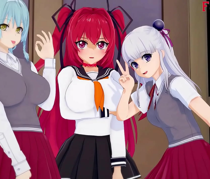 Jav Debut ~ Defying The Bully With A Luscious Enchantress In Shinmai Maou