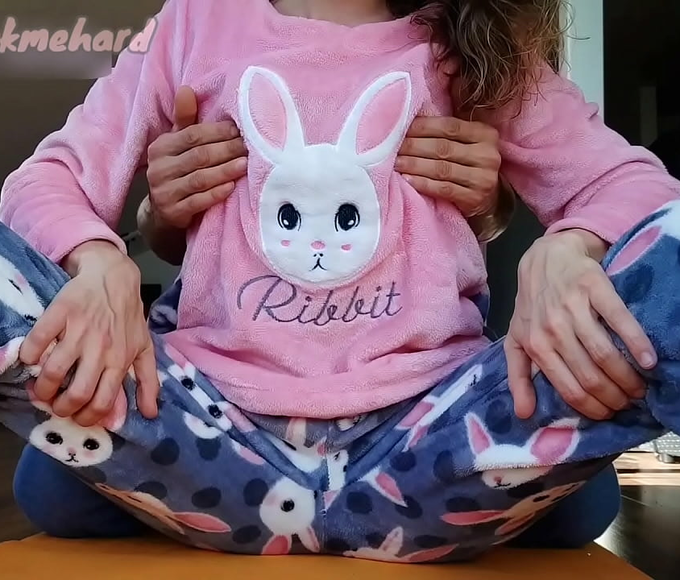 Jav Tease! Stepbrother Plays With Small Tits And Wet Pussy Of Stepsister In Pajamas