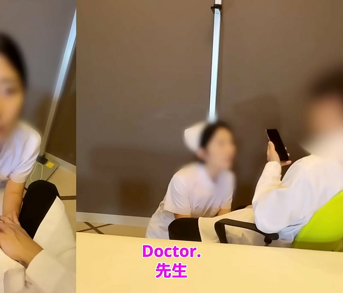 Jav Beauty Nurse Fulfills Cuckold Fantasy With Dominant Doctor, Must-See Anal Training In Hospital!