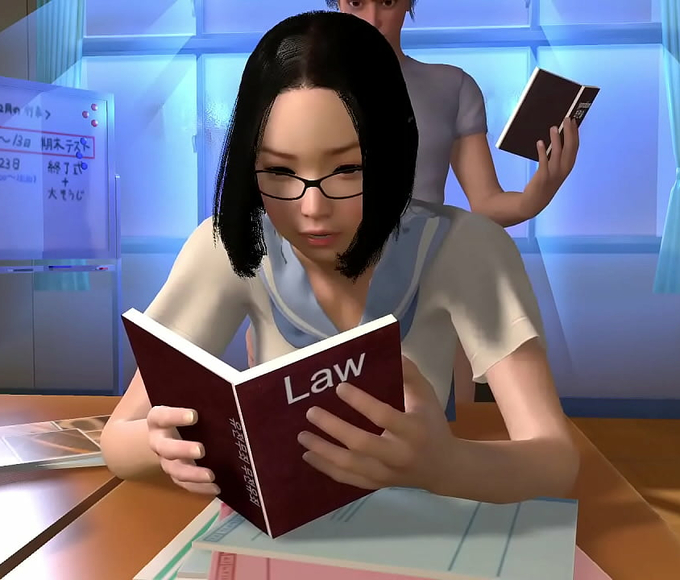 JAV Enchantress Helps Him With Studies